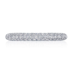Tacori Triple Row Pave Wedding Band