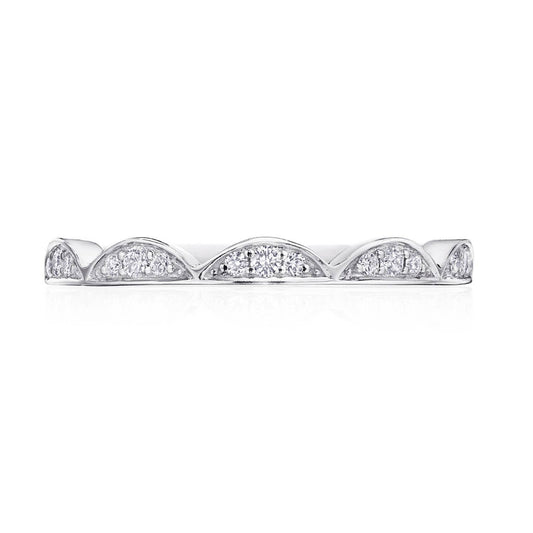 Tacori Crescent Crown Wedding Band