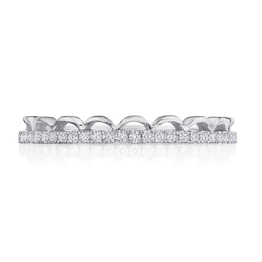 Tacori Crescent Crown Wedding Band
