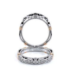 Verragio Parisian Scalloped Bezel Wedding Band