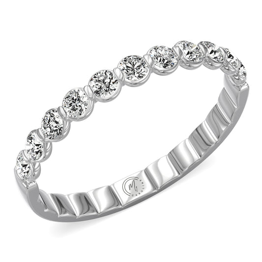 My Caroline 11-Diamond Wedding Band