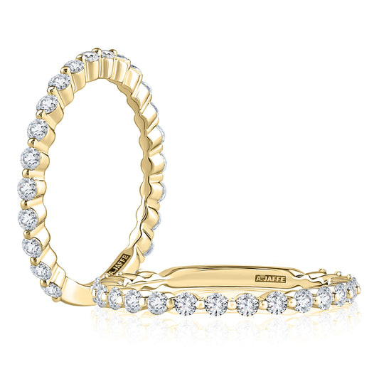 A. Jaffe Single Prong Diamond Band