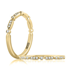 A. Jaffe Triple and Single Set Diamond Stackable Band