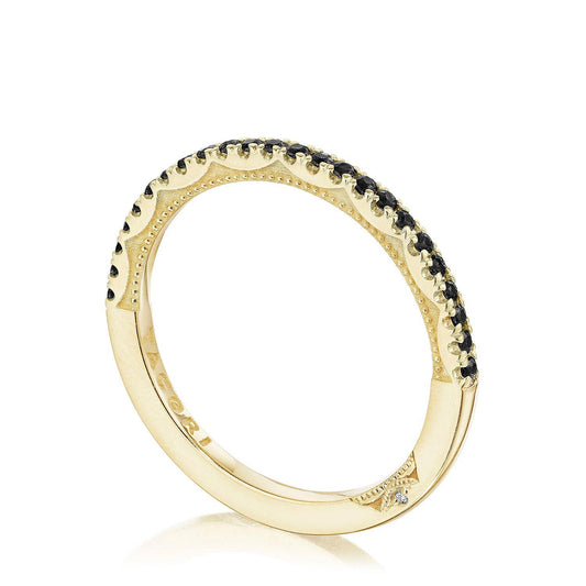 Tacori String of Black Wedding Band