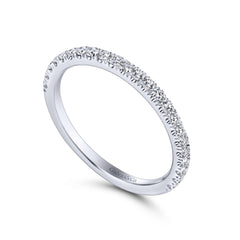 Gabriel & Co Contemporary Straight Diamond Ladies Wedding Band
