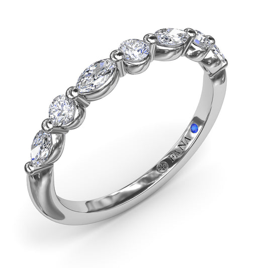 Fana Marquise Diamond Wedding Band