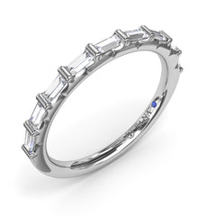 Fana Baguette Diamond Wedding Band