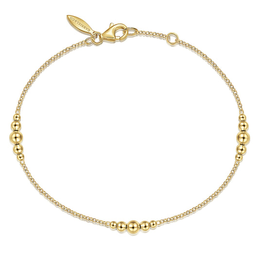Gabriel & Co. Graduating Bead Stations Bracelet