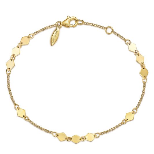 Gabriel & Co. Rhombus Stations Bracelet