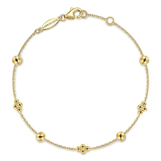 Gabriel & Co. Bujukan Beads Station Bracelet