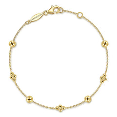 Gabriel & Co. Bujukan Beads Station Bracelet