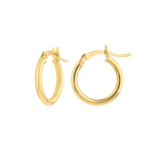 Round Tube Polished 15MM Hoops