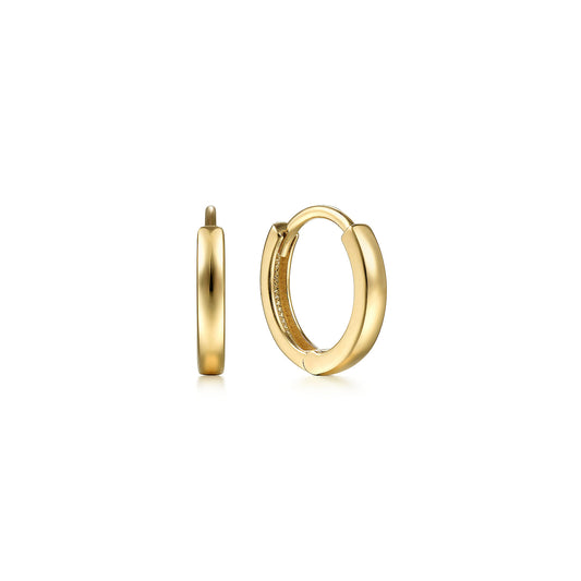 Gabriel & Co. Plain Huggie Earrings