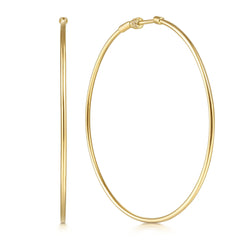Gabriel & Co. 60MM Round Classic Hoop Earrings