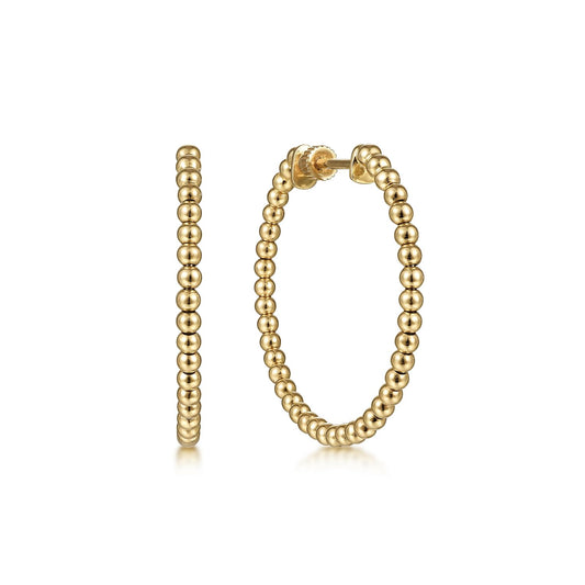 Gabriel & Co. 30MM Bujukan Classic Hoop Earrings