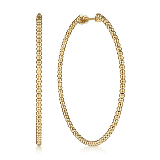 Gabriel & Co. Bujukan Classic Hoop Earrings In Size 60MM