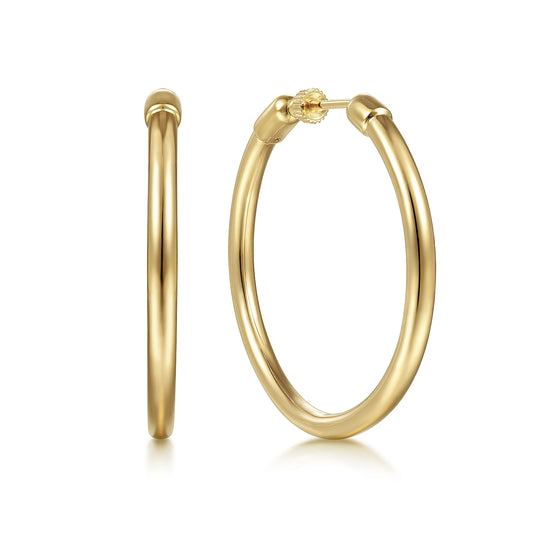 Gabriel & Co. 40 MM Classic Hoop Earrings