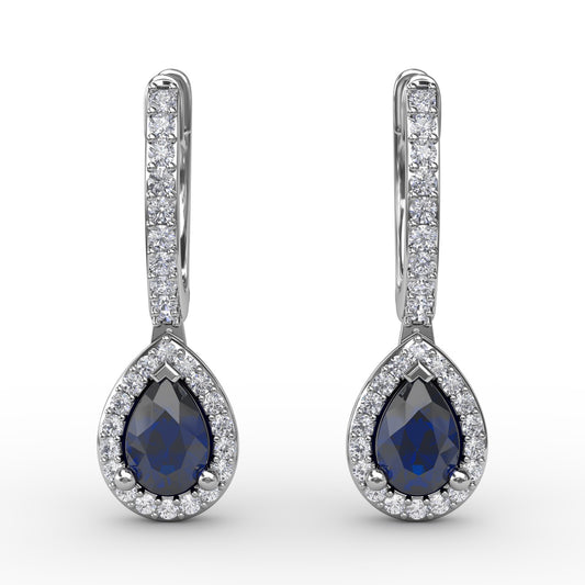 Fana Petite Teardrop Hoop Earrings