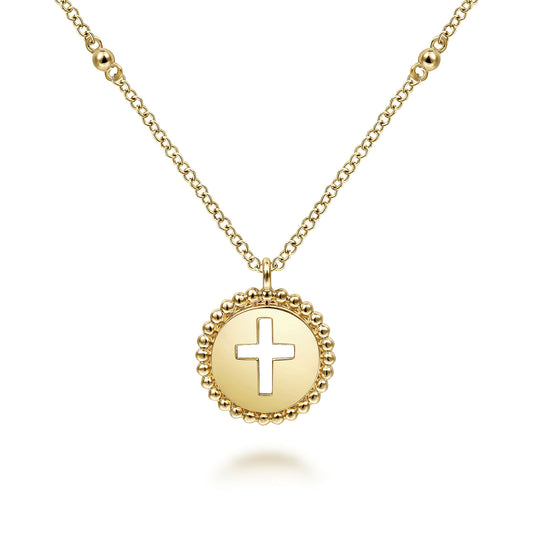 Gabriel & Co. Bujukan Cross Pendant Necklace