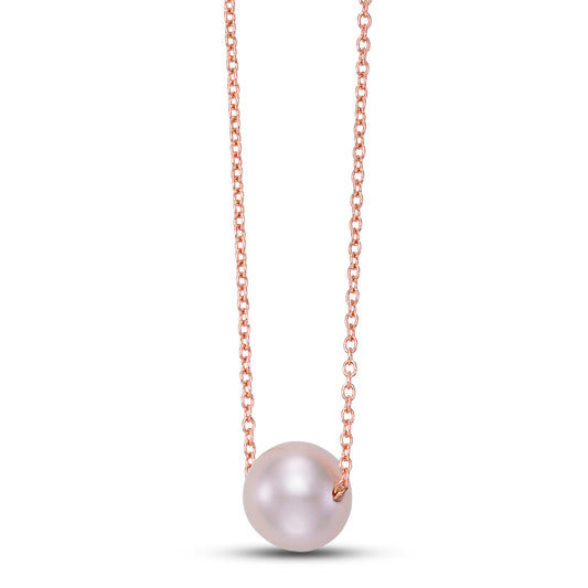 Floating Pearl Pendant Necklace