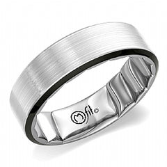 MFIT's 7MM Black Edge Wedding Band
