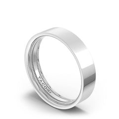 Tacori 5MM Classic Flat in High Polish Finish Wedding Band