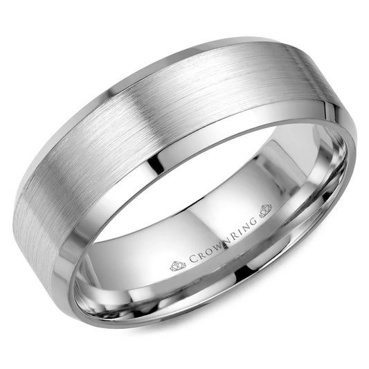 Crown Ring 8MM Classic Wedding Band