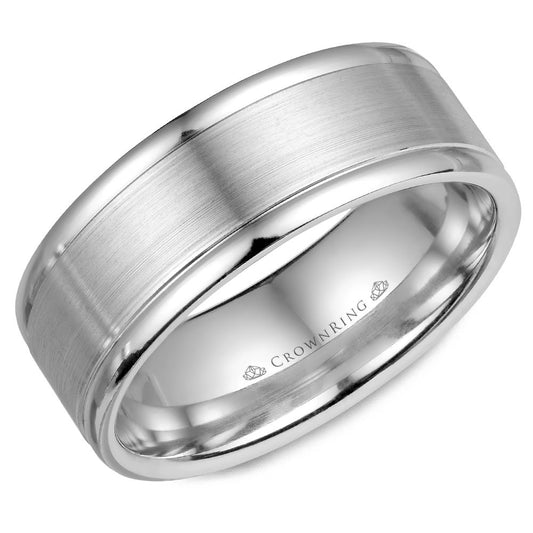 Crown Ring 8MM Classic Wedding Band