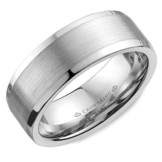 Crown Ring 8MM Classic Wedding Band