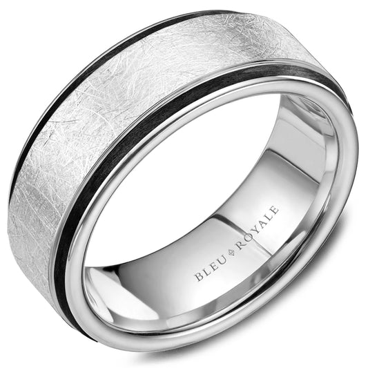 Bleu Royale 8.5MM Distinct Wedding Band